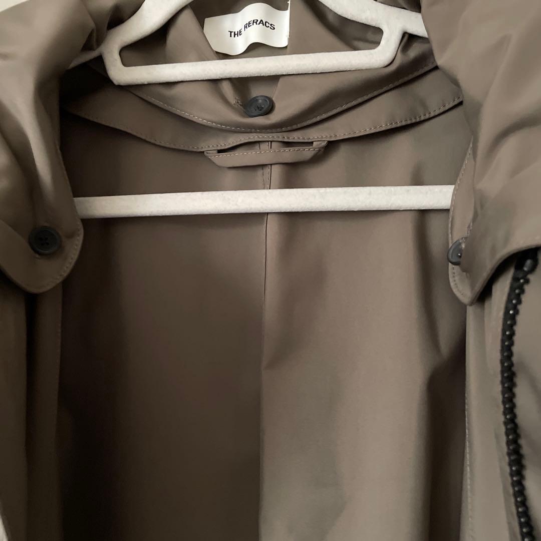 美品 THE RERACS リラクス ドロップショルダー モッズコート 軽量素材