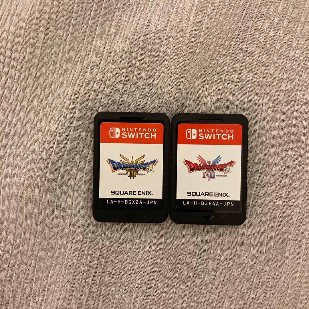 [switch]ドラゴンクエスト1&2、ドラゴンクエスト3、2本セット売り