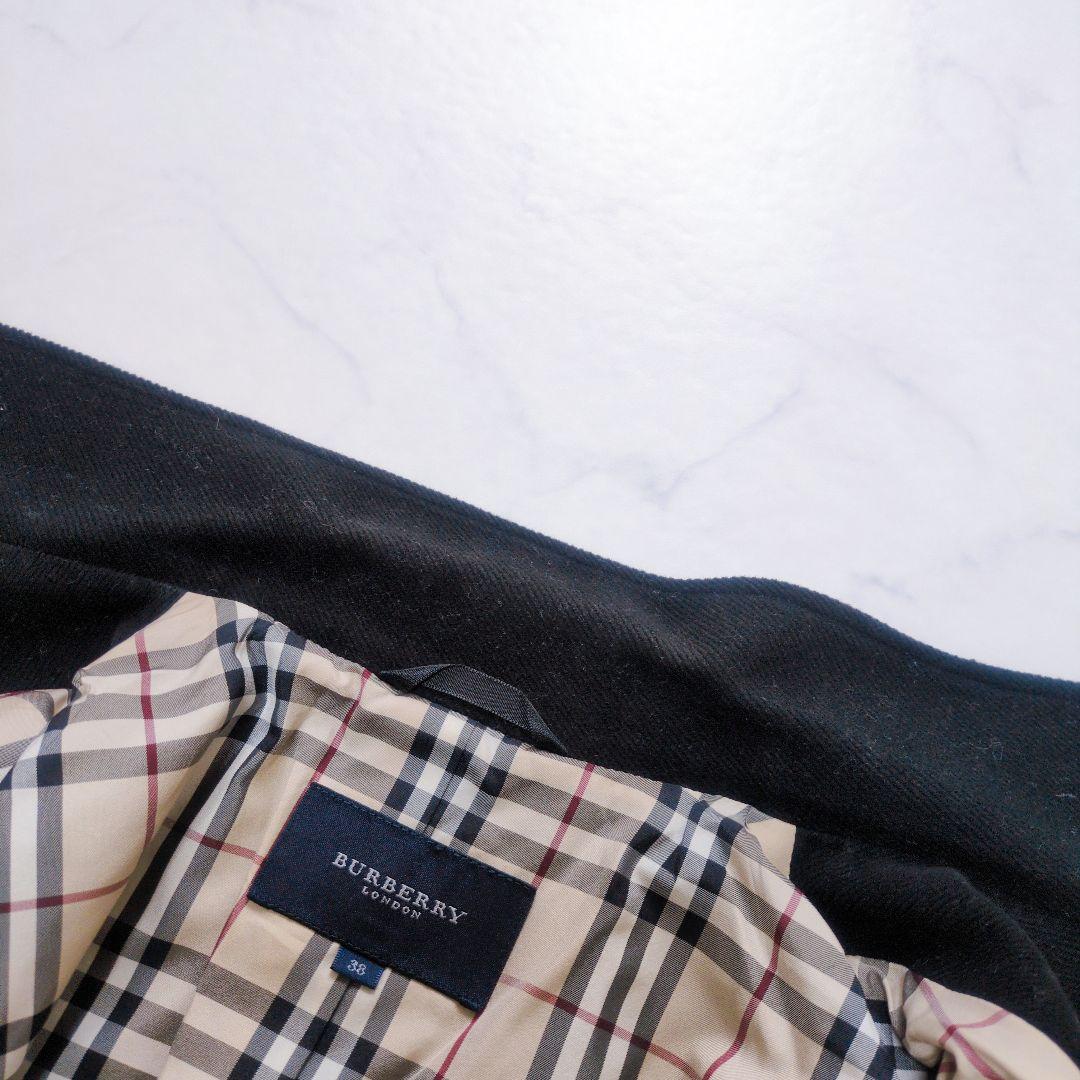 BURBERRY LONDON✨️テーラード ジャケット ノバチェック 黒 38