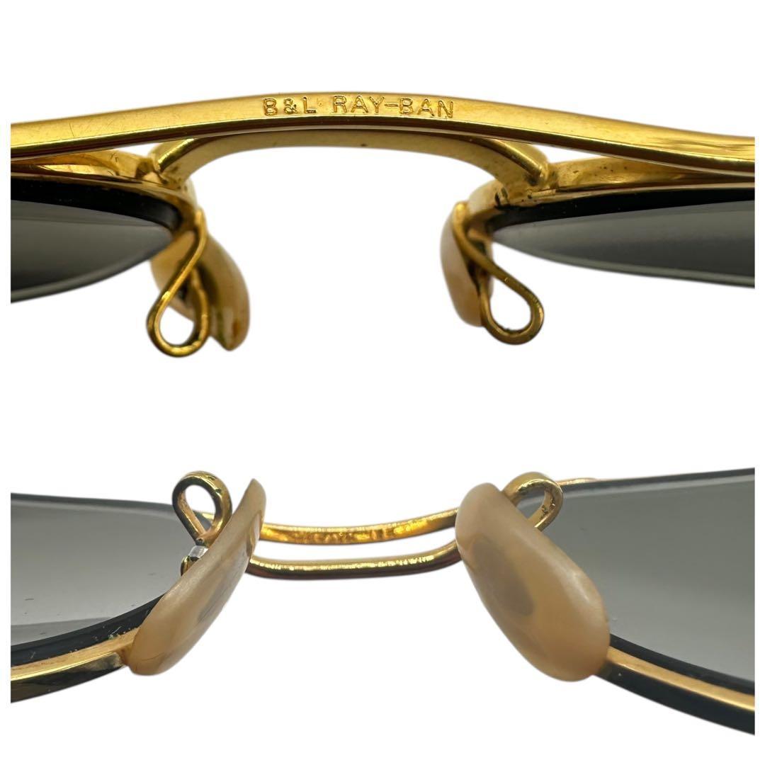 Ray-Ban ボシュロム サングラス SIGNET ゴールドフレーム 度あり