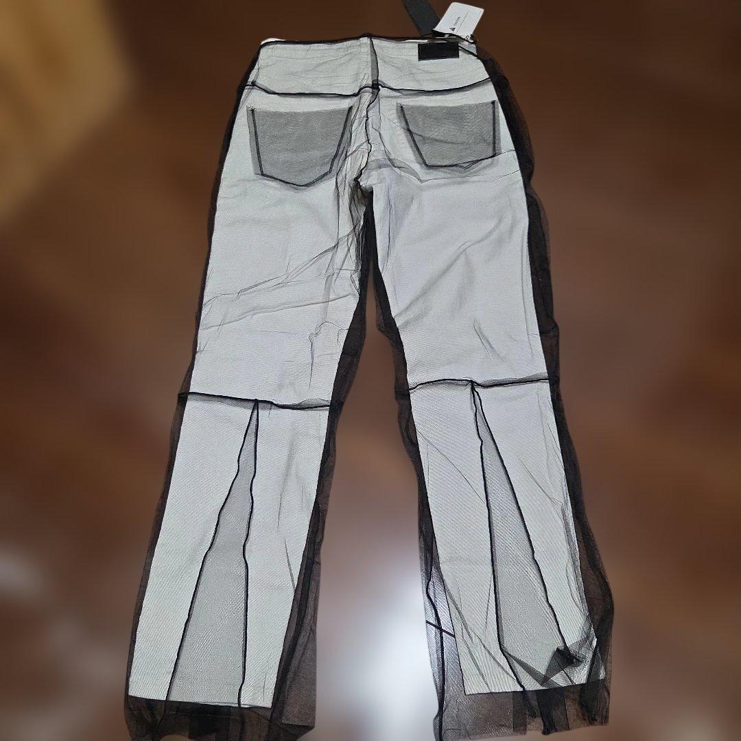 【新品・未使用】DIESELディーゼル チュールレイヤードデニムパンツ