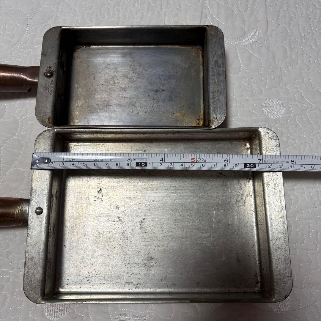 銅製卵焼き器2個セットで！