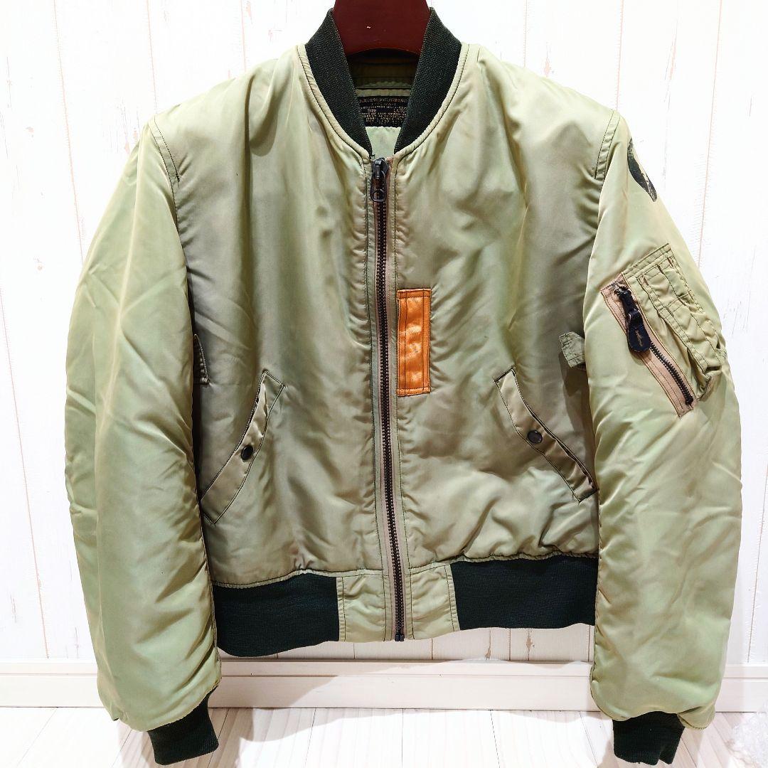 ジャケット・アウター VINTAGE SILVER STONE MOBIL ARMER MA-1 L