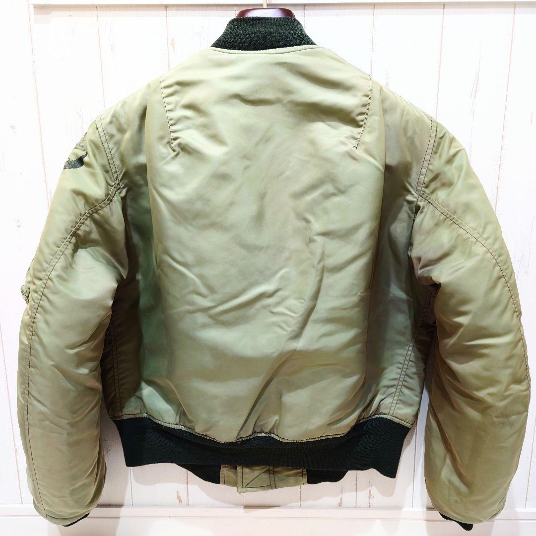 ジャケット・アウター VINTAGE SILVER STONE MOBIL ARMER MA-1 L