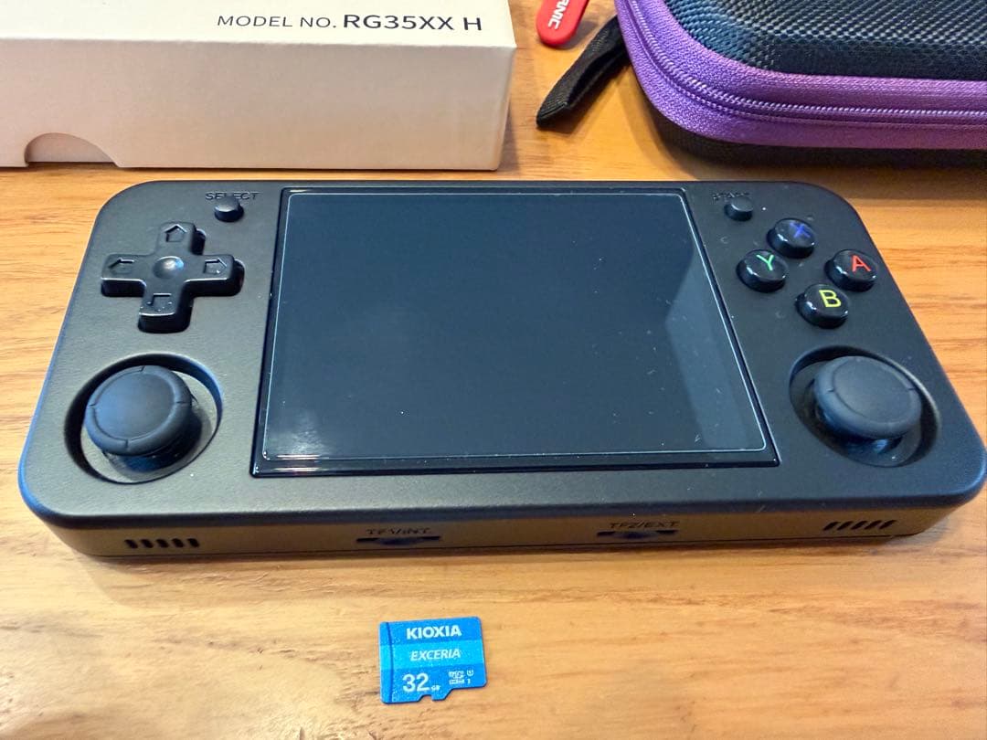 ANBERNIC RG35XX H ブラック 起動用32GBSDカードmuOS