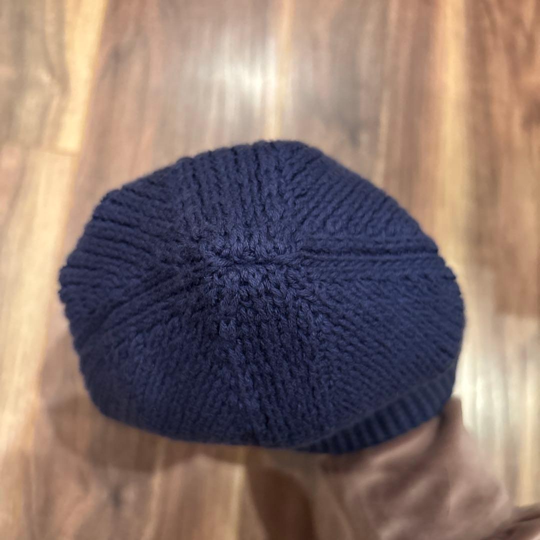 visvim knit beanie ネイビー