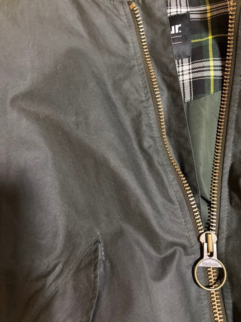 Barbour MA-1ジャケット Mサイズ オリーブグリーン