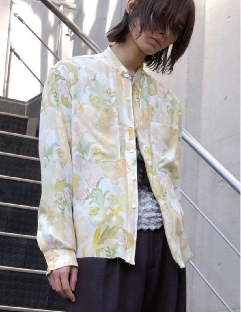 ジャケット・アウター MASU \"GRANNY ZIP-UP SHIRTS\" - WET WHITE