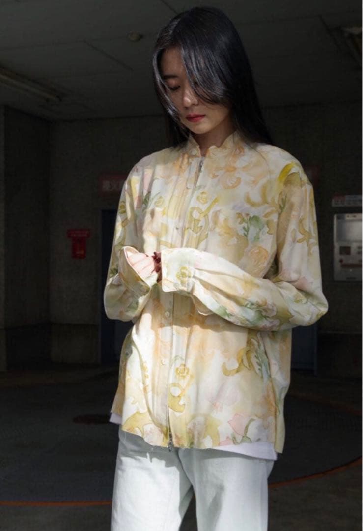 ジャケット・アウター MASU \"GRANNY ZIP-UP SHIRTS\" - WET WHITE