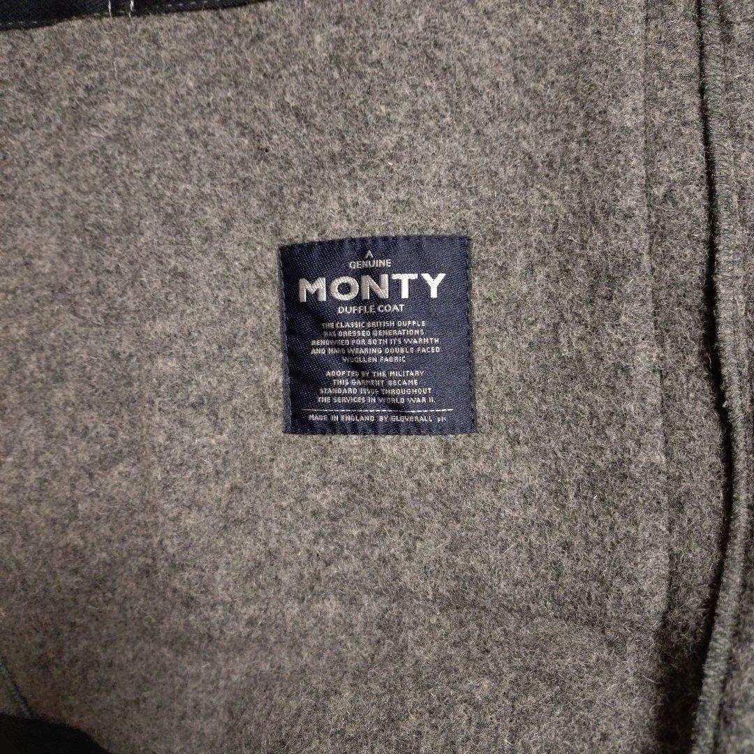 MONTY ダッフルコート グレー ウール M相当