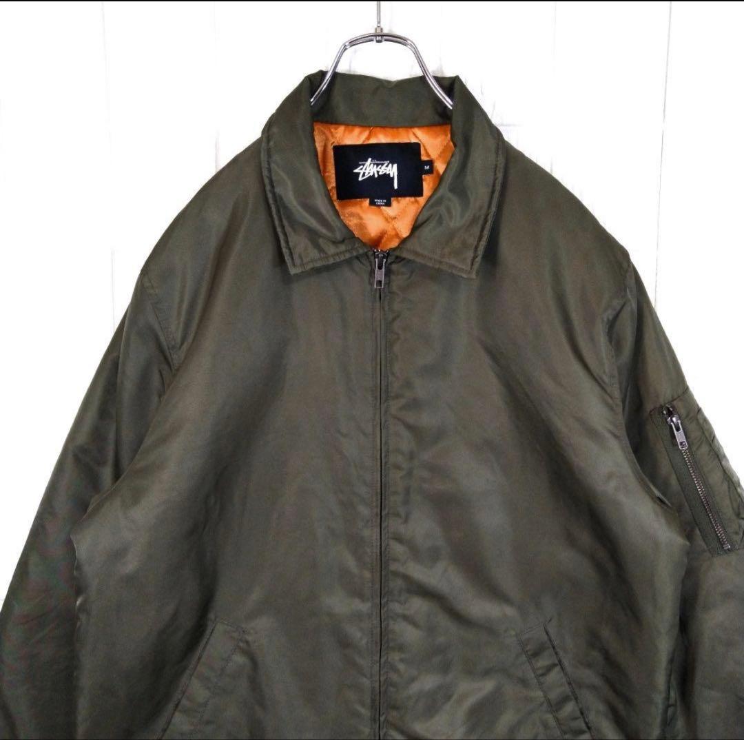 お値下げ　【STUSSY】中綿入り　ナイロン　フライトジャケット