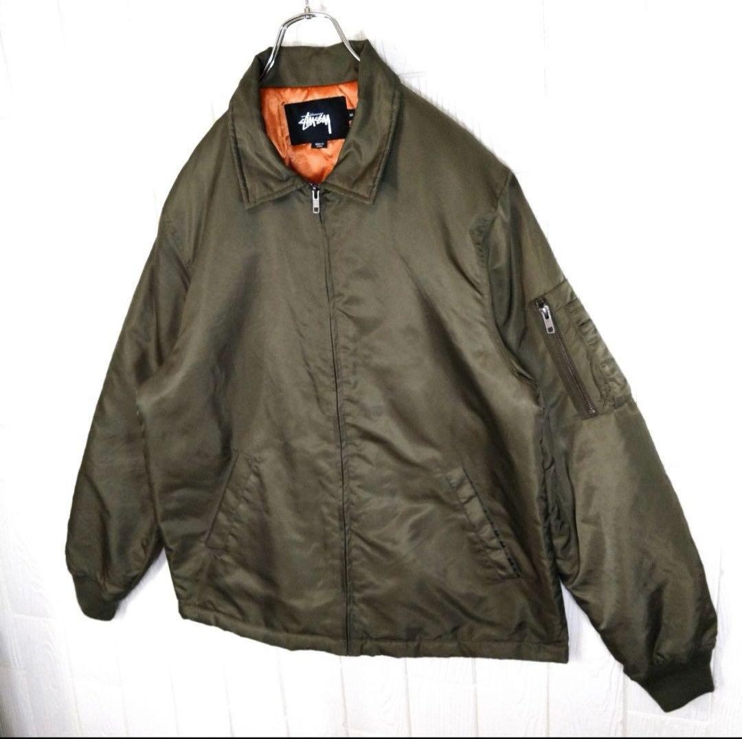 お値下げ　【STUSSY】中綿入り　ナイロン　フライトジャケット