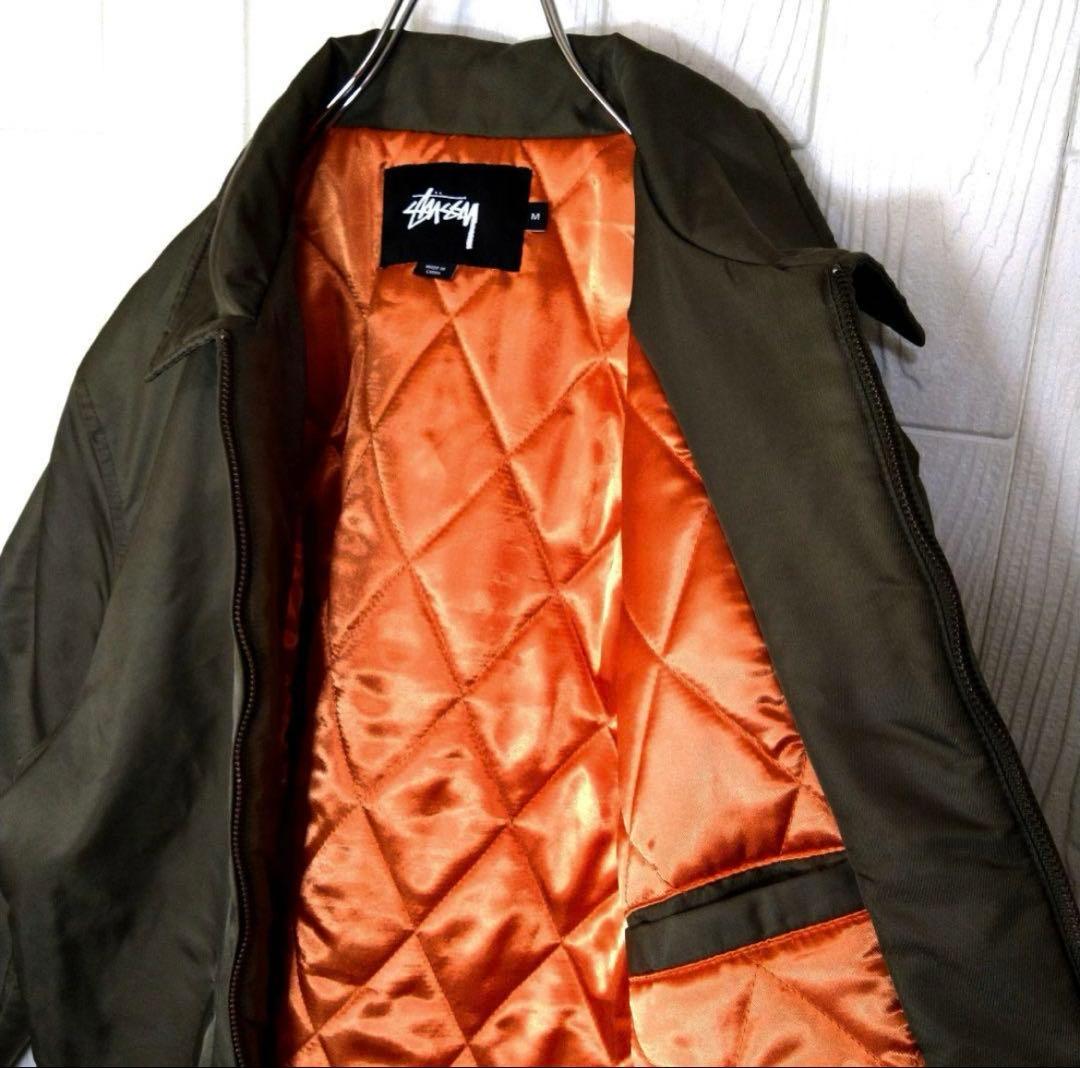 お値下げ　【STUSSY】中綿入り　ナイロン　フライトジャケット