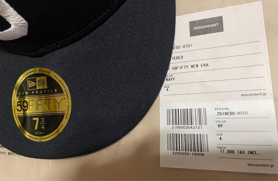 DESCENDANT 59FIFTY ネイビー 7 3/4