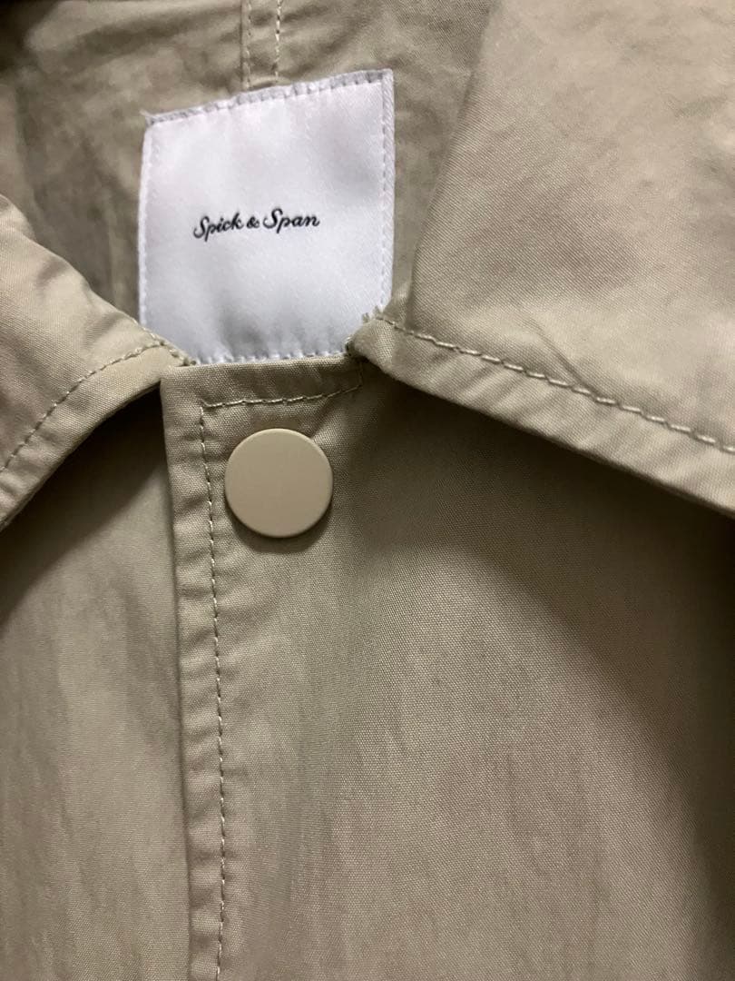 Spick&Span C/Nyステンカラーテントコート