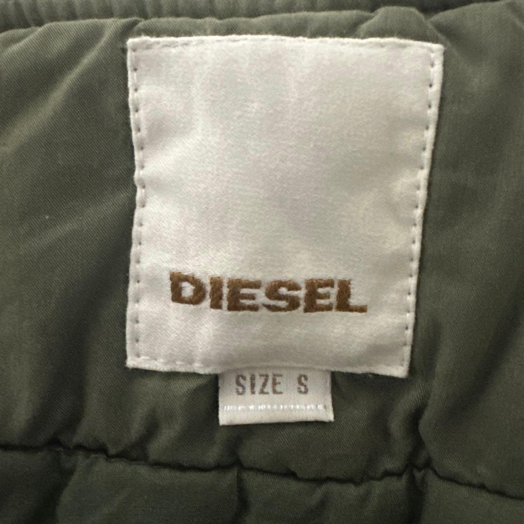 《DIESEL》 ディーゼル (S) モッズコート カーキ ミリタリージャケット