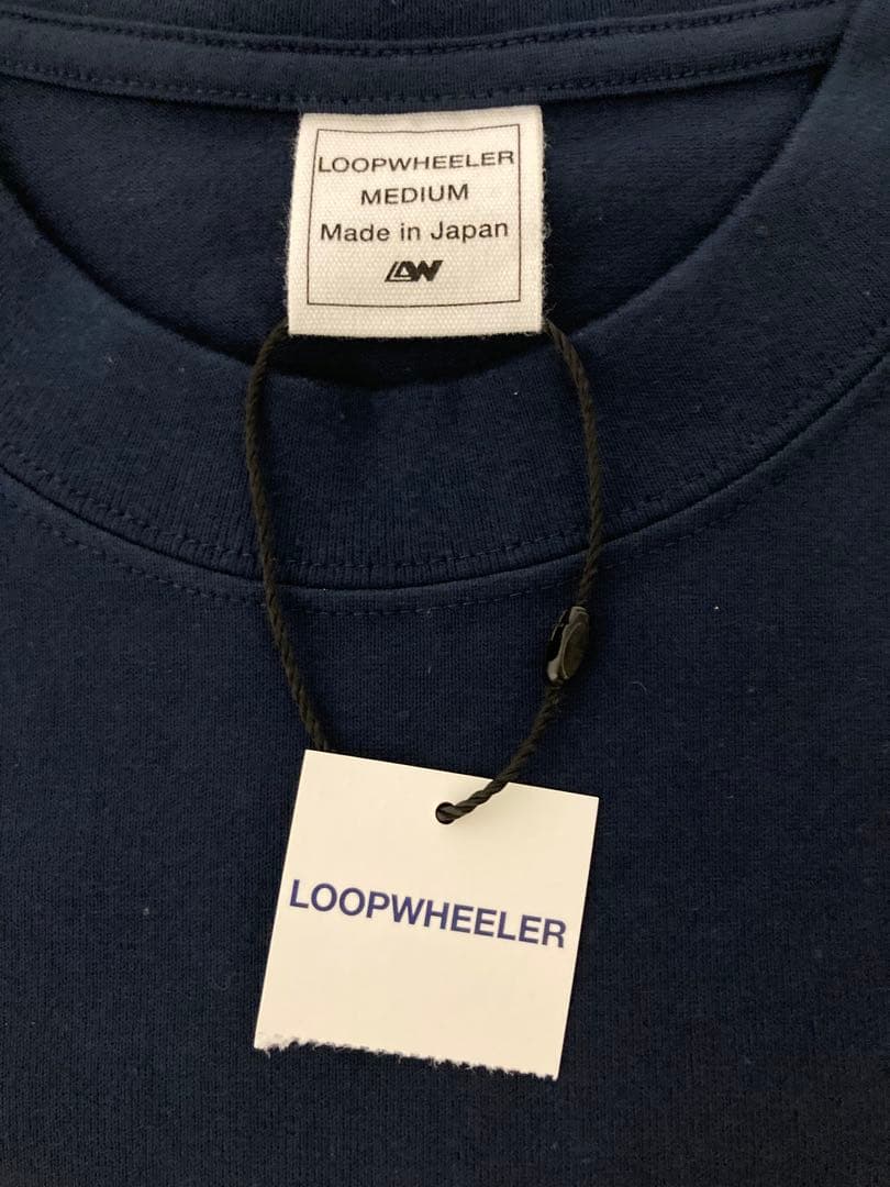 LOOPWHEELER ネイビー Tシャツ Mサイズ