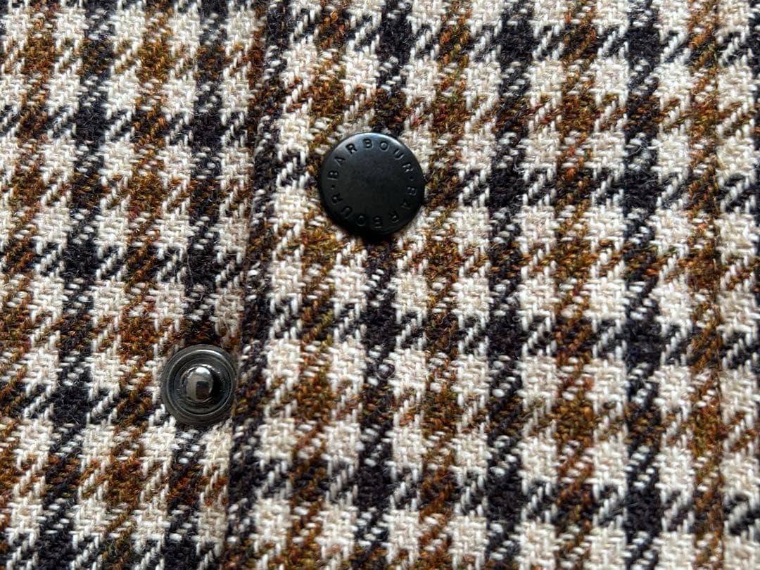 Barbour rokh 別注サイズ8ガンクラブチェックコート
