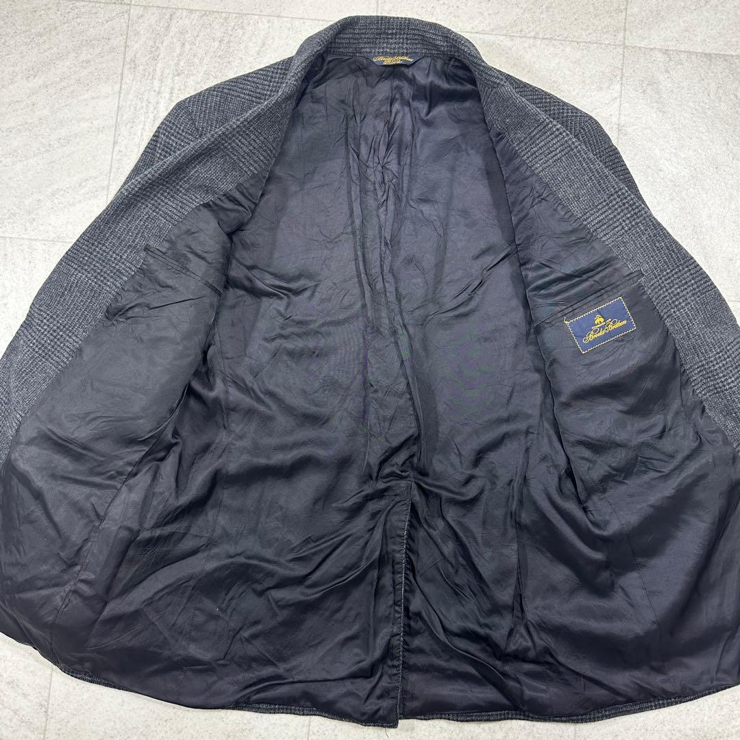 希少 USA製【ブルックスブラザーズ】テーラードジャケット グレンチェック 2B