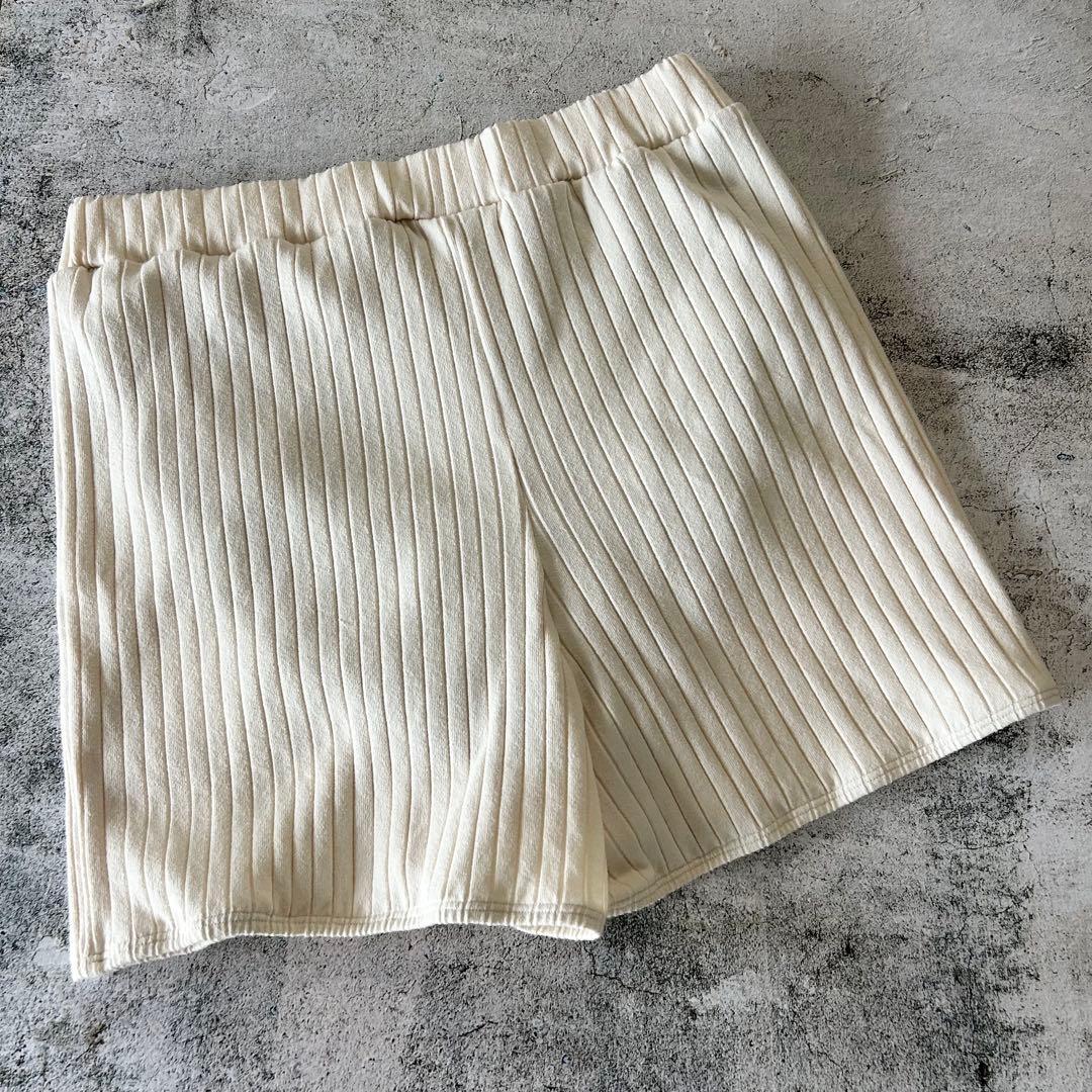 新品 タグ無し サイド 紐ギャザー タンク 2セット 水着 クリーム M