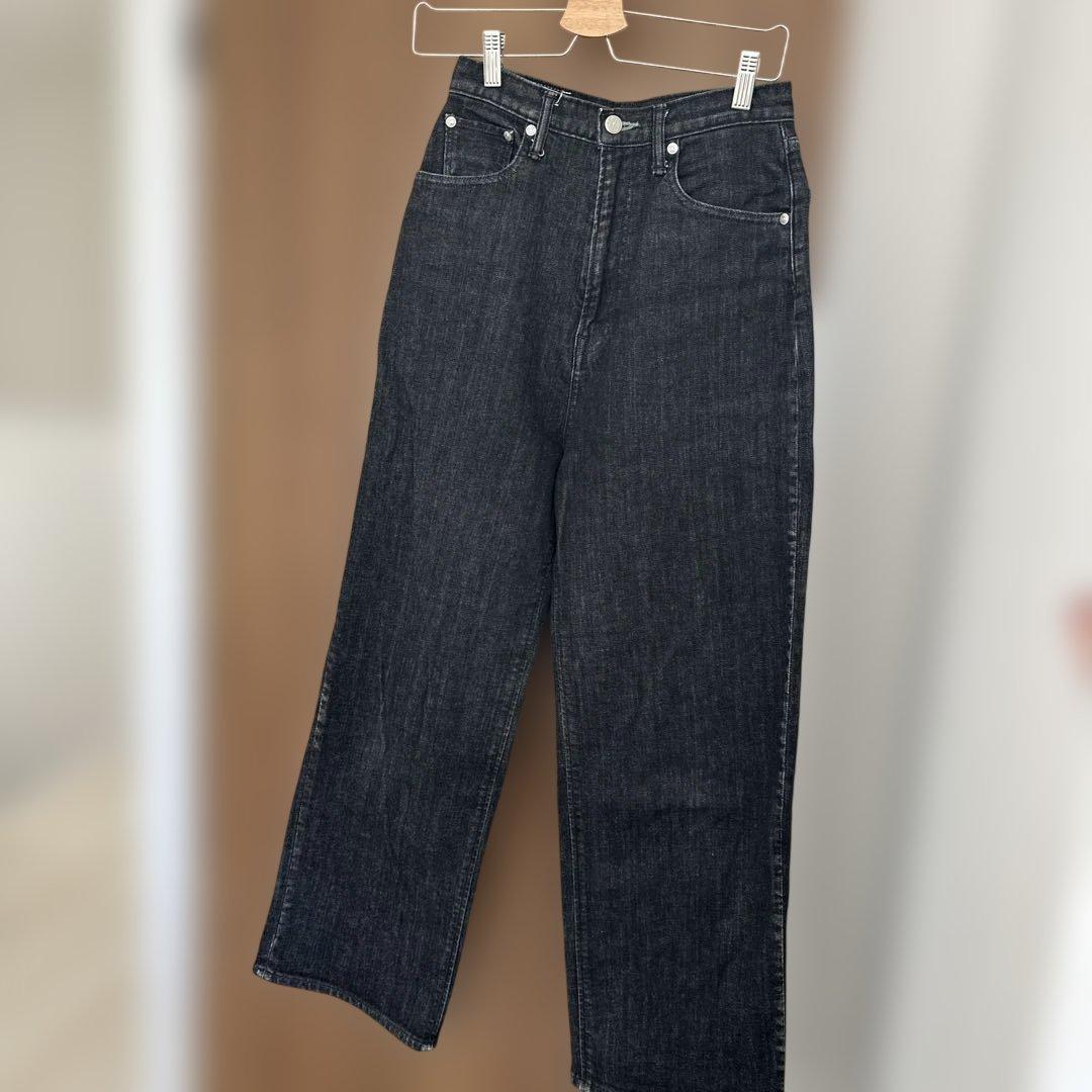 最終値下⭐︎ëpa epa エパ wide straight jeans\"BLK\"