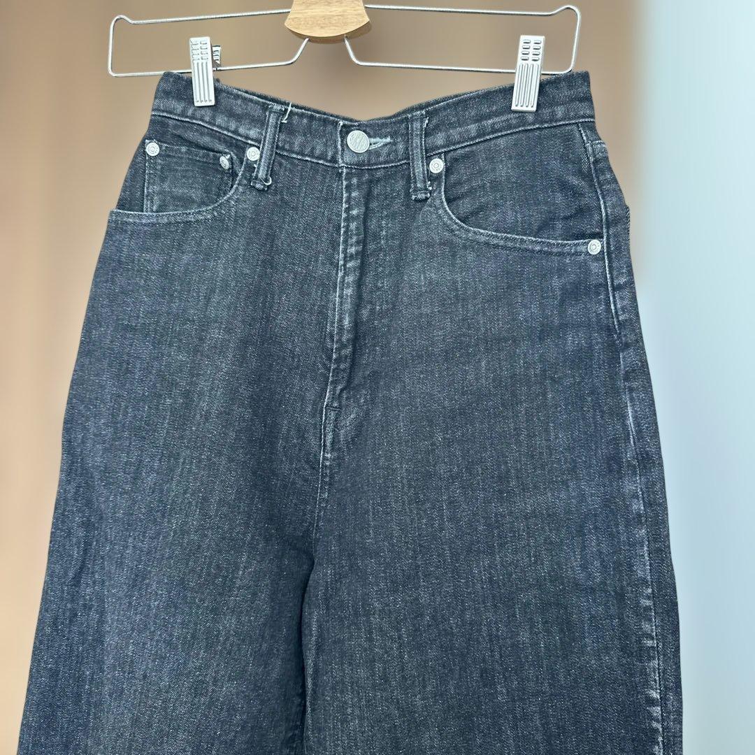 最終値下⭐︎ëpa epa エパ wide straight jeans\"BLK\"
