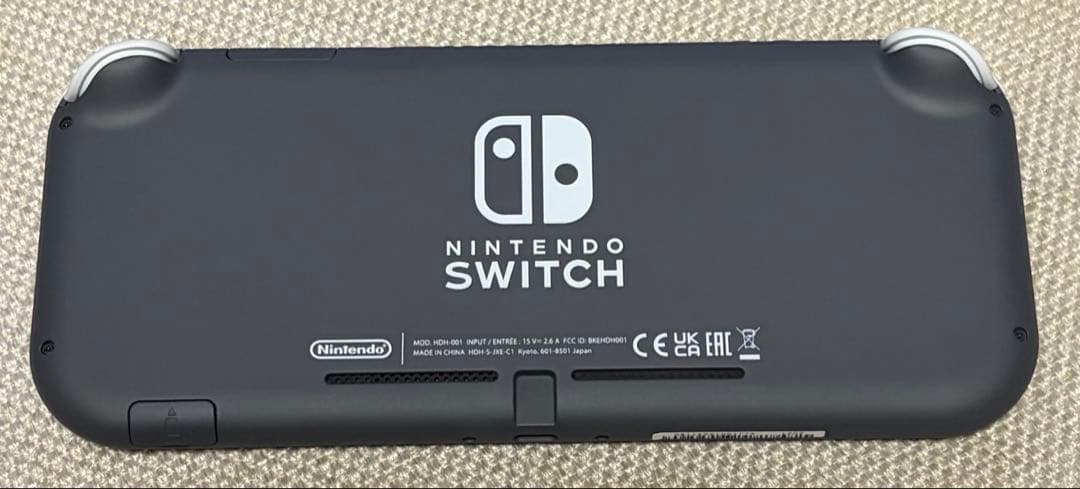 Nintendo Switch Lite グレー 本体　カバー　充電器付き