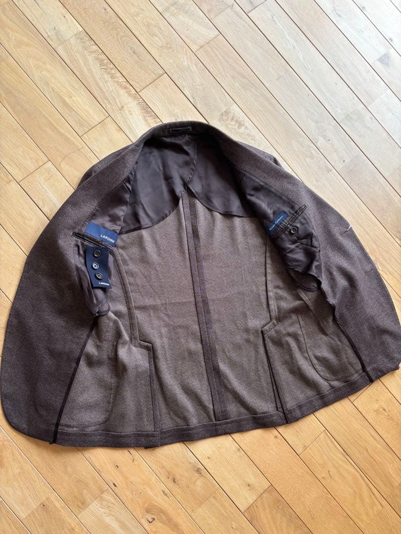 未使用　LARDINI ラルディーニ コットンジャケット48 ブラウン
