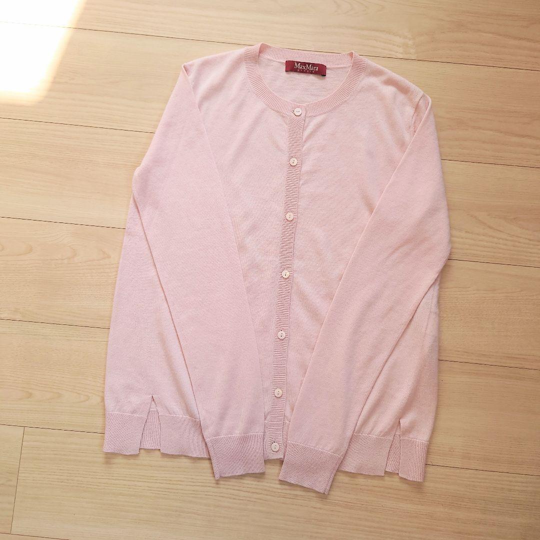Max Mara　シルクウールニット　ピンク