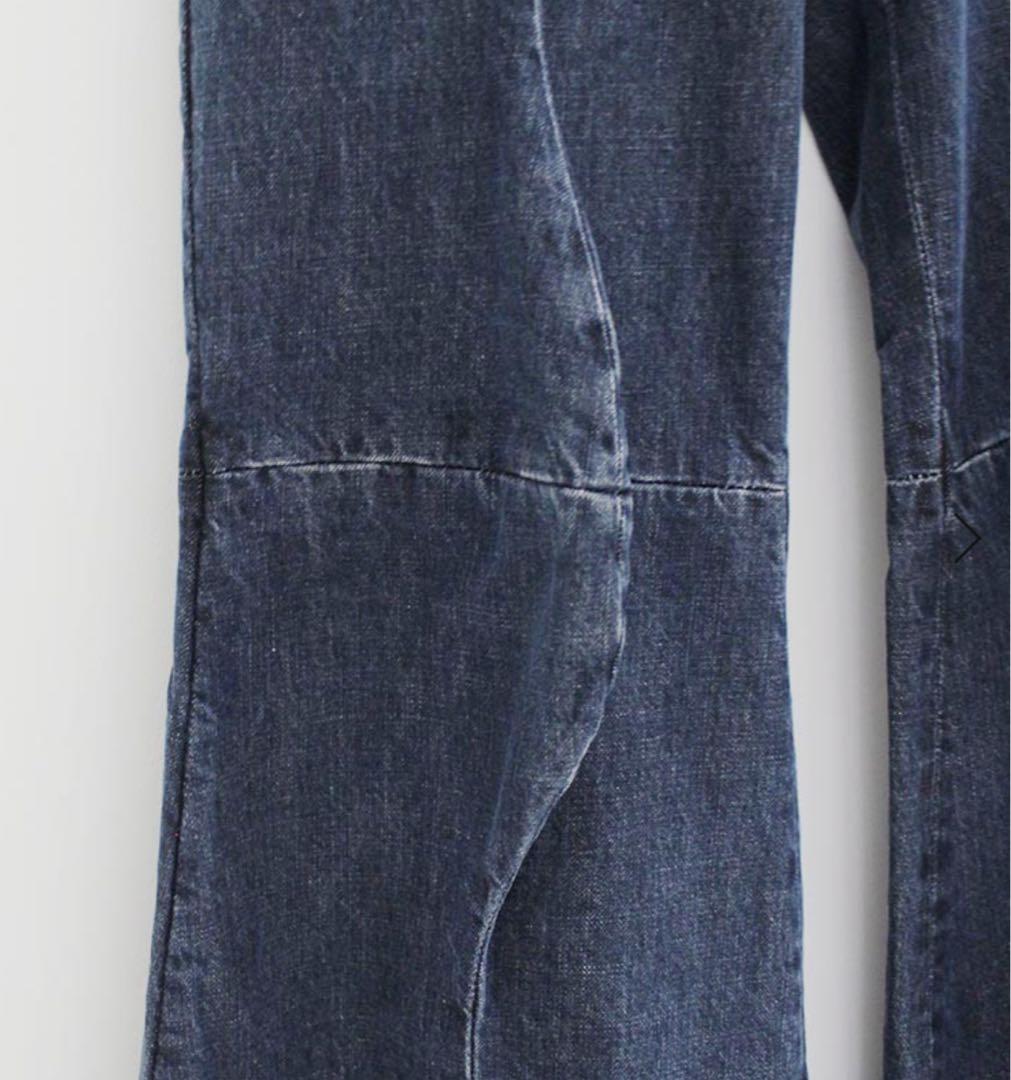 パンツ EJ SHEYANG BOOTCUT SOUAT DENIM TROUSERS