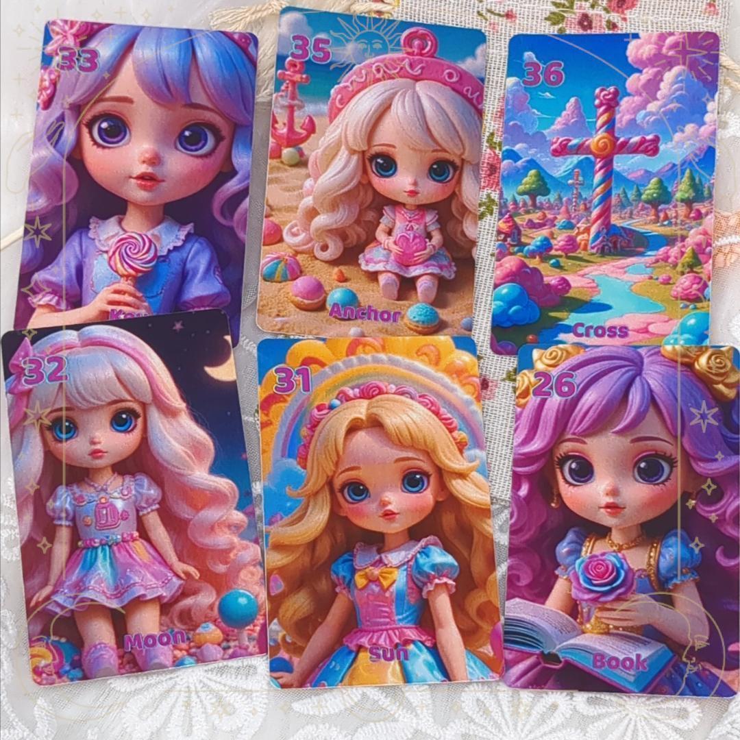 1点のみ✨スペイン作家のキュートデッキ✨キャンディランドルノルマンカード