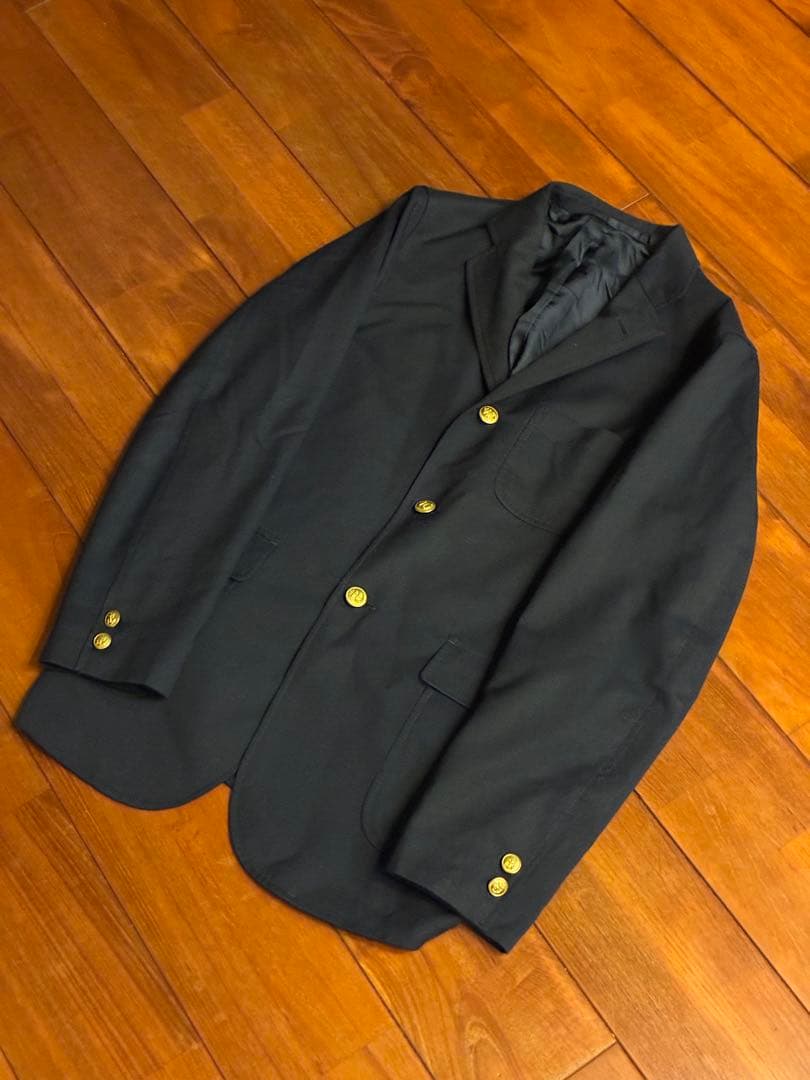 BEAMS PLUS 3B Blazer Combat Woolネイビーブレザー