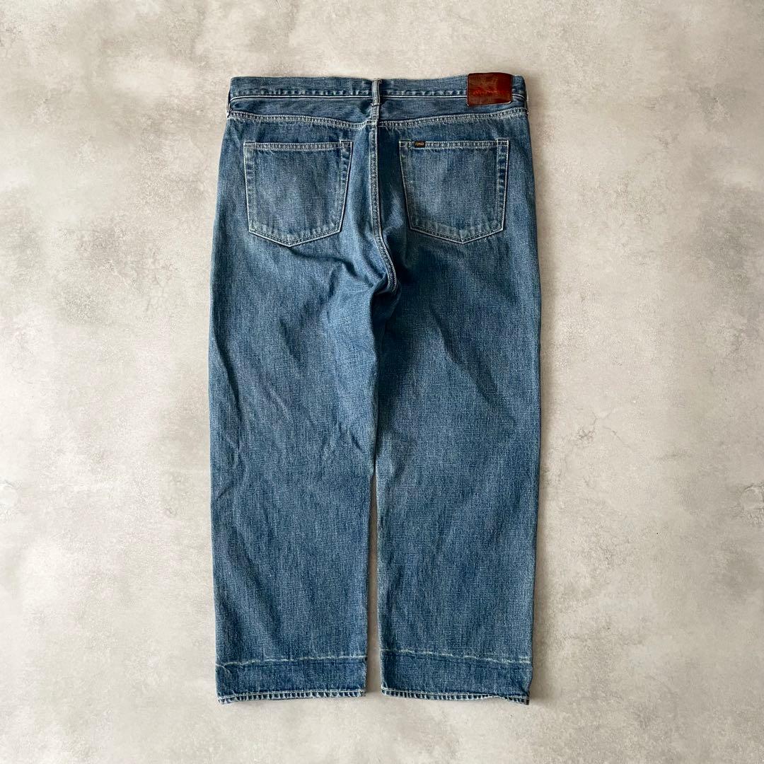 chimala WAIST ADJUSTABLE DENIM ビッグデニム 32