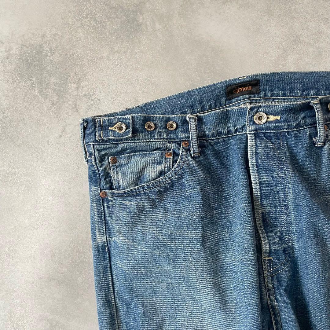 chimala WAIST ADJUSTABLE DENIM ビッグデニム 32