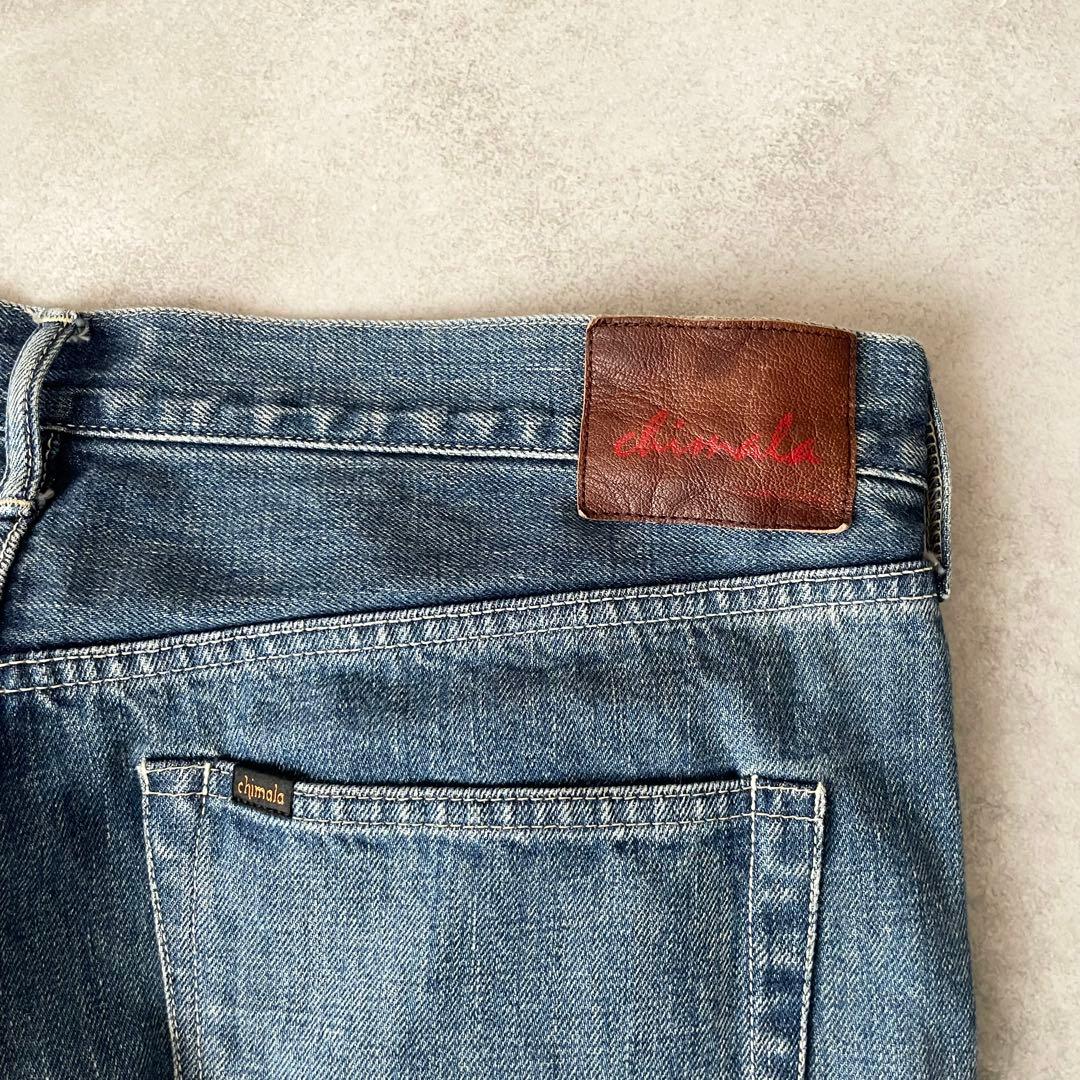 chimala WAIST ADJUSTABLE DENIM ビッグデニム 32