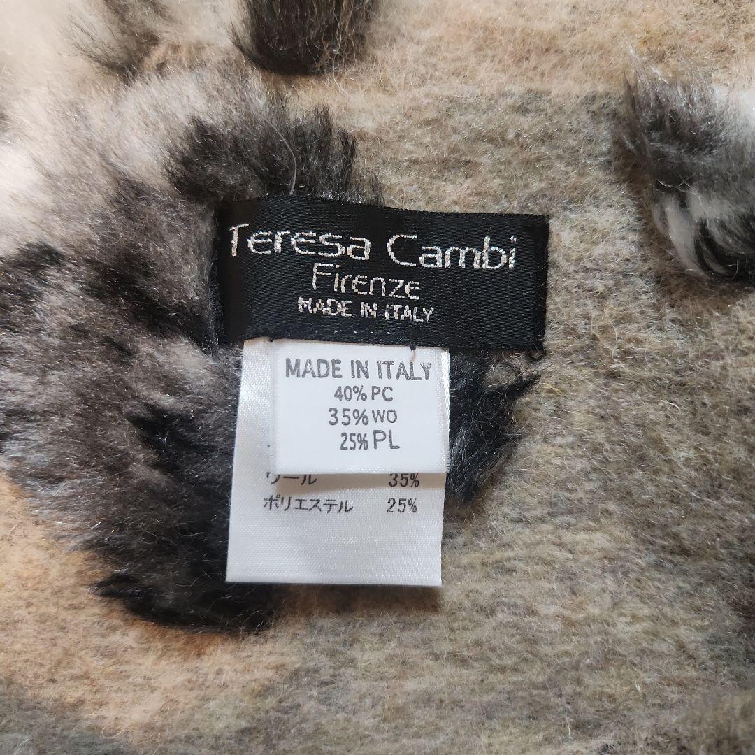 TERESA CAMBI　テレサカンビ　猫柄 スヌード　イタリア製　完売