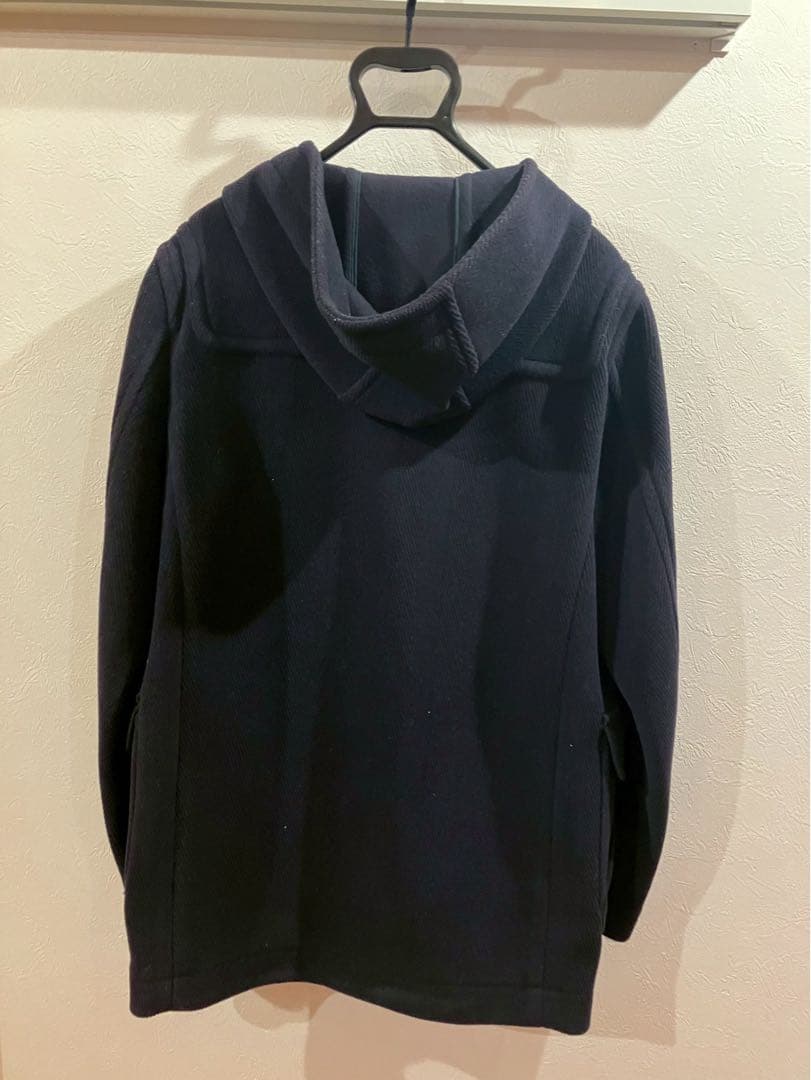 【希少】NEWYORKER×ケイタマルヤマ ネイビーダッフルコート フード付き