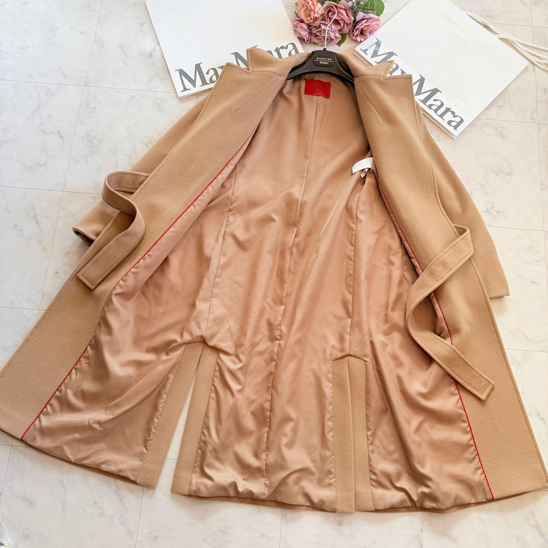 新品同様★MAX&Co. RUNAWAY ロングガウンコート キャメル 40