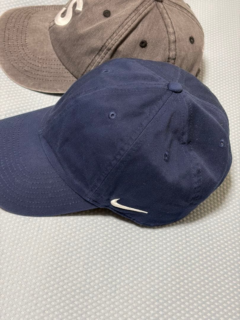 2点セットSupreme nike cap キャップ