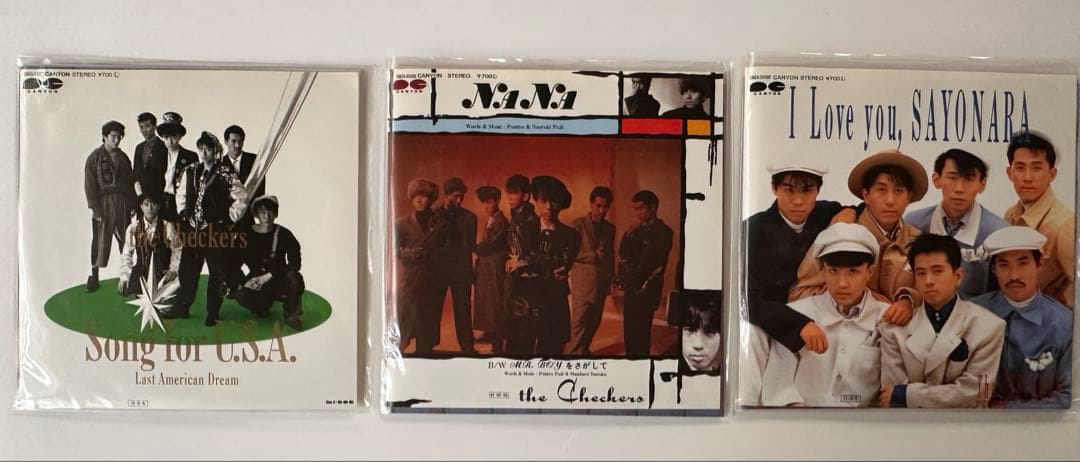 チェッカーズ　ディスコグラフィー　8盤　レコード　14枚+2枚　セット