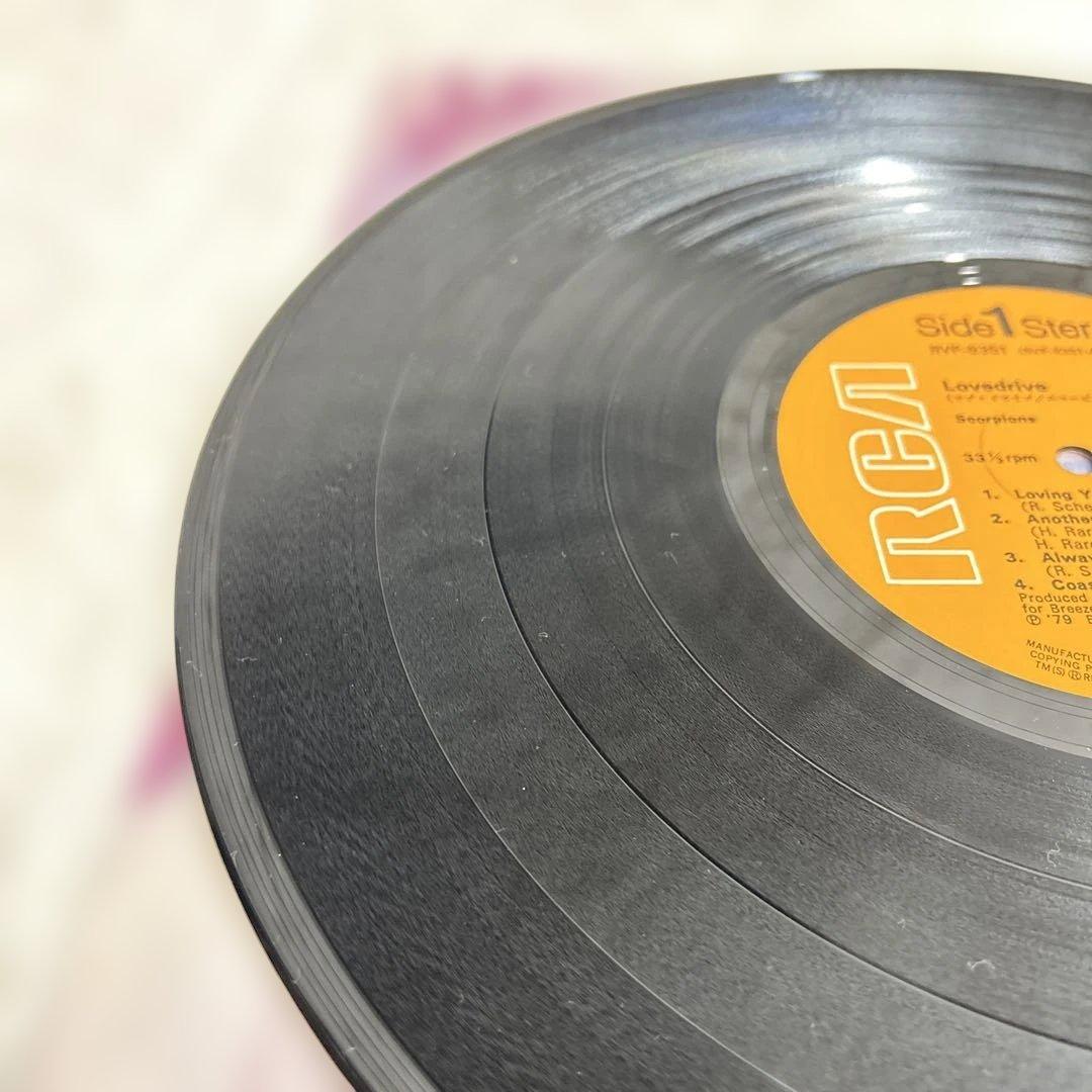scorpions love drive LP レコード 帯付き