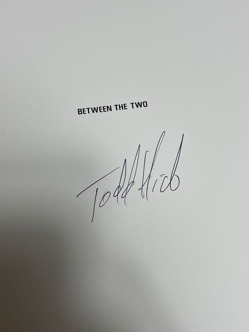 m*u様 Todd Hido 写真集 Between the Two サイン本