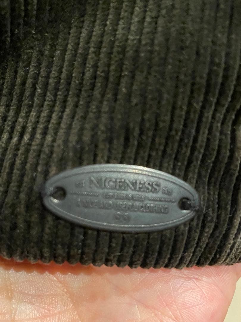 niceness 22AW \"LAKE\" コーデュロイキャップ