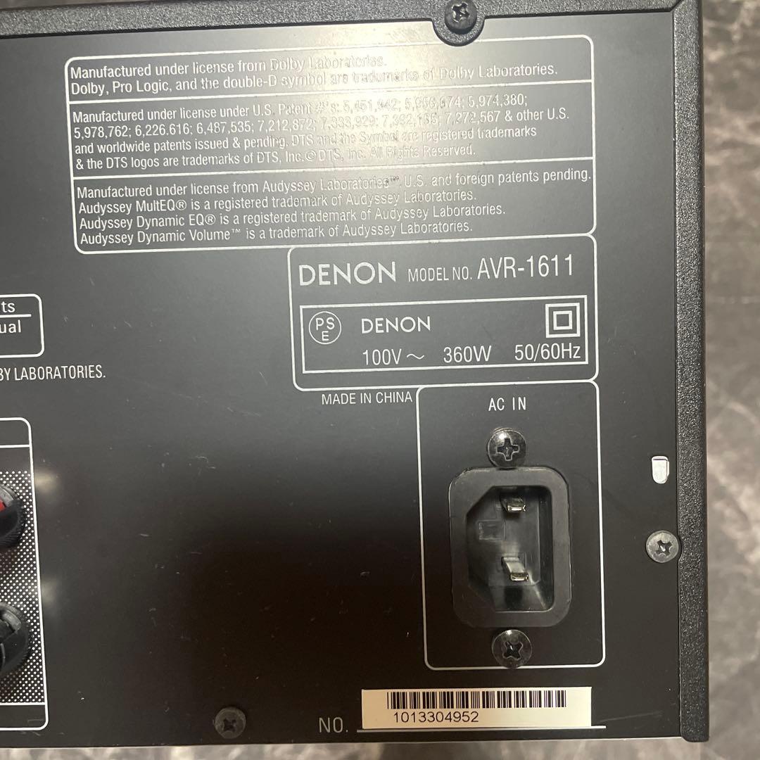 DENON AVアンプ AVR-1611 デノンアンプジャンク