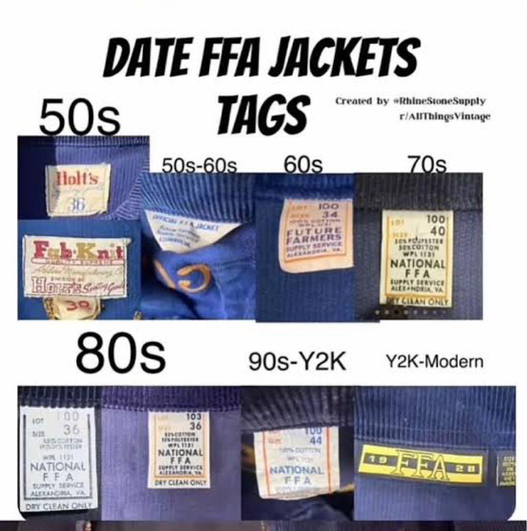 【もちきんちゃく様】FFA ジャケット ネイビー　90s〜00s