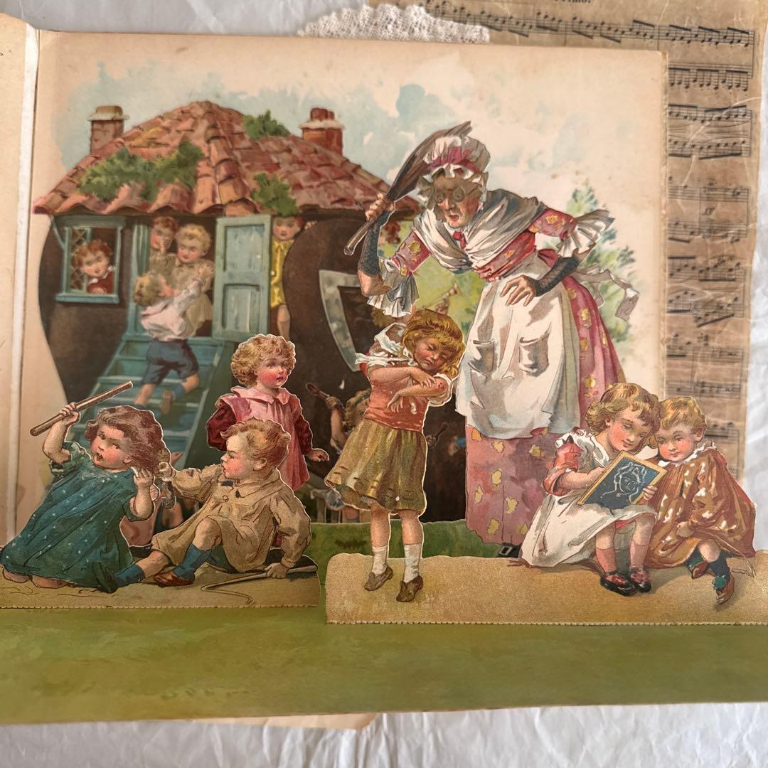 超稀少なヴィクトリアン仕掛け絵本アーネストニースター洋書アンティーク古書　児童書