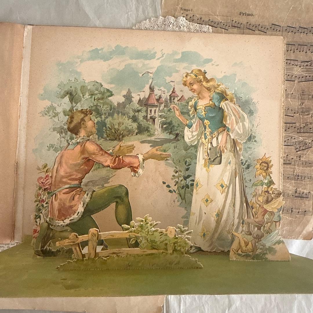 超稀少なヴィクトリアン仕掛け絵本アーネストニースター洋書アンティーク古書　児童書