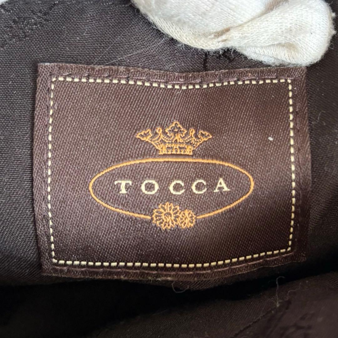 あんあん様⭐︎美品【TOCCA】ボディバッグ リボン ゴールド金具 ナイロン 黒