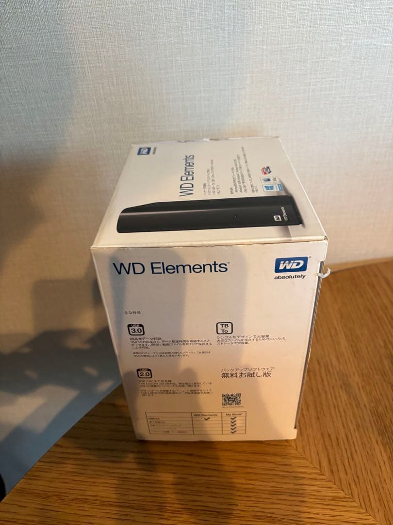 WD Elements 2TB 外付けハードディスク