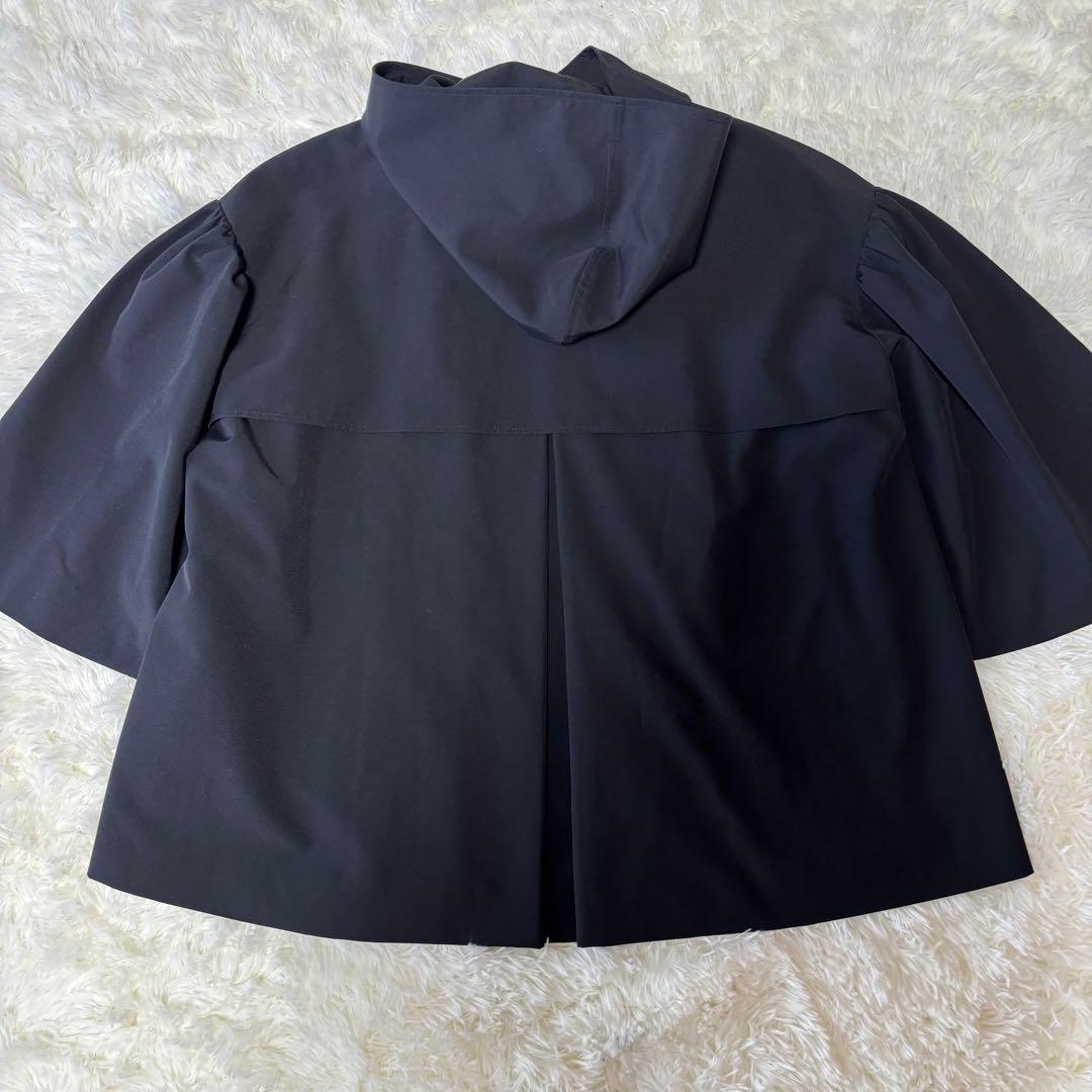 美品 Liten リテン キュービックトレンチコート　ダークネイビー